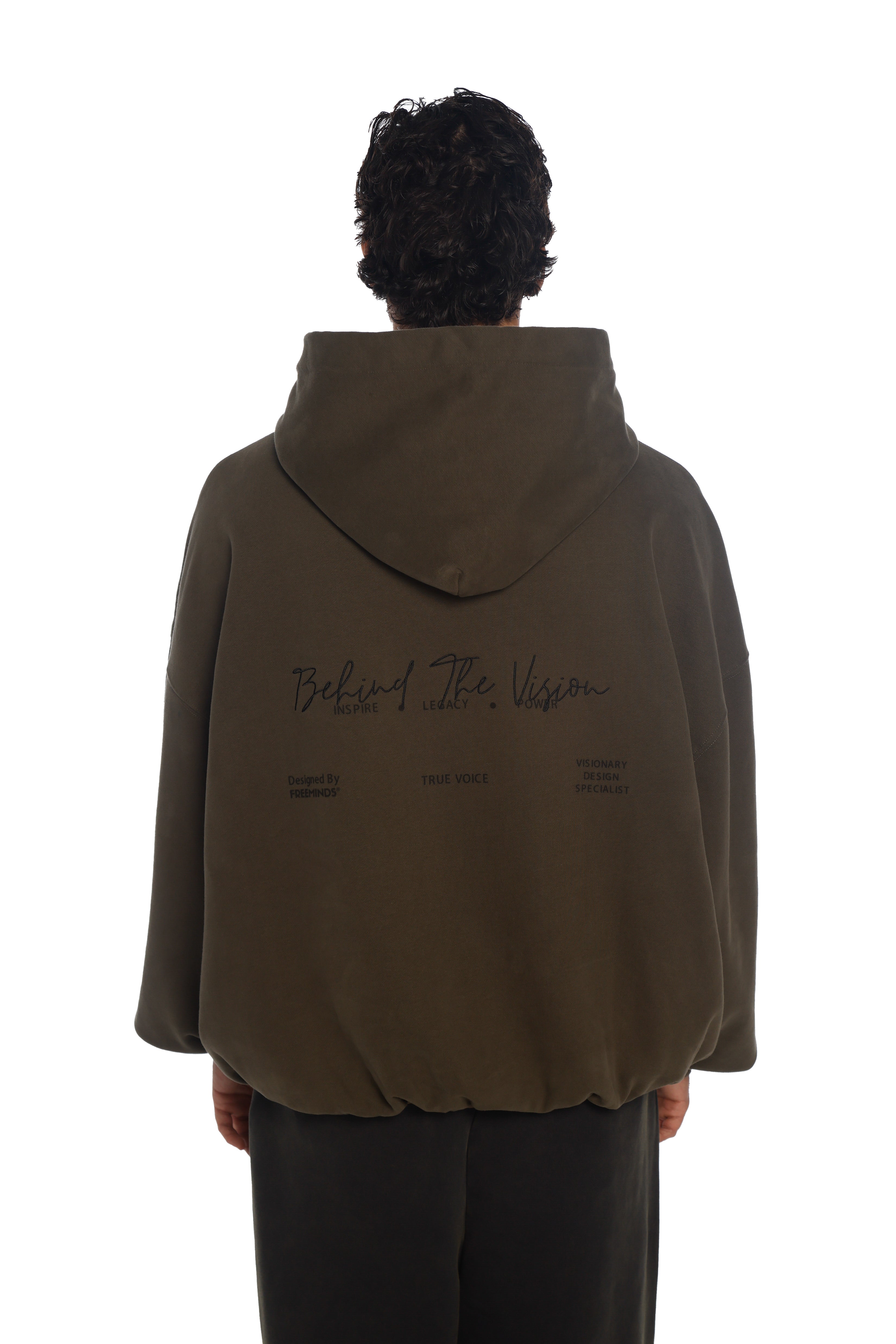 هودي فري مايندز Behind the Vision أخضر جيشي