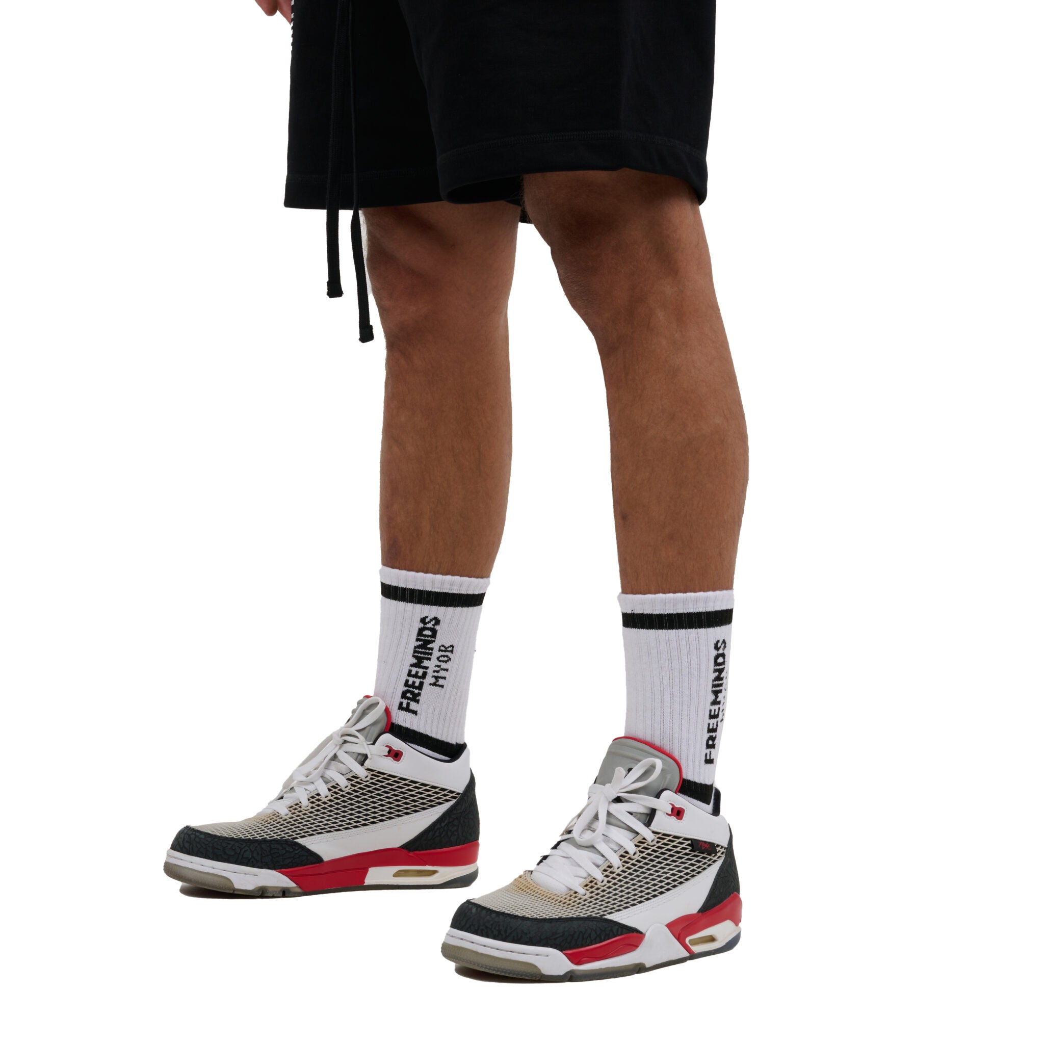 WHITE LOGO SOCKS