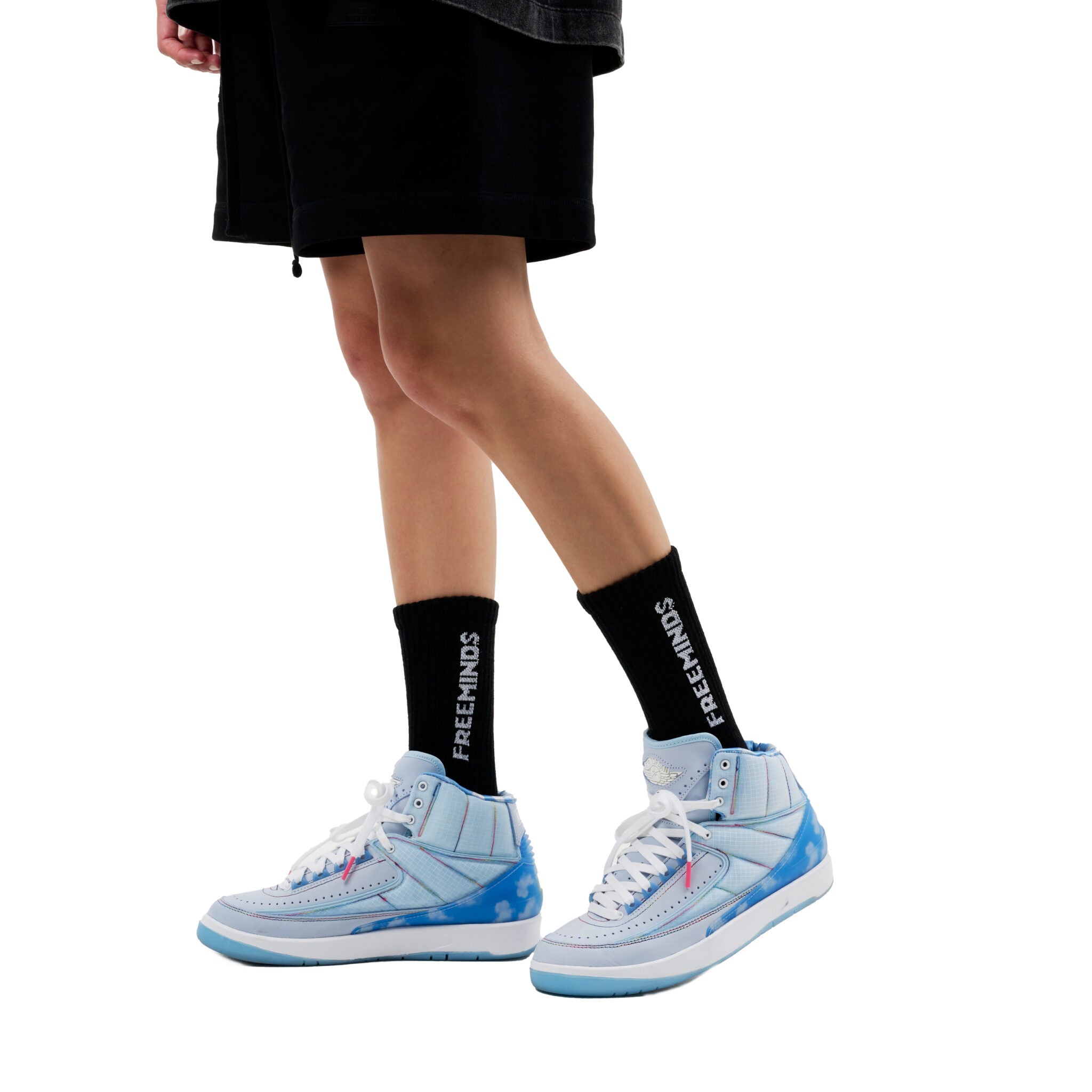 BLACK LOGO SOCKS