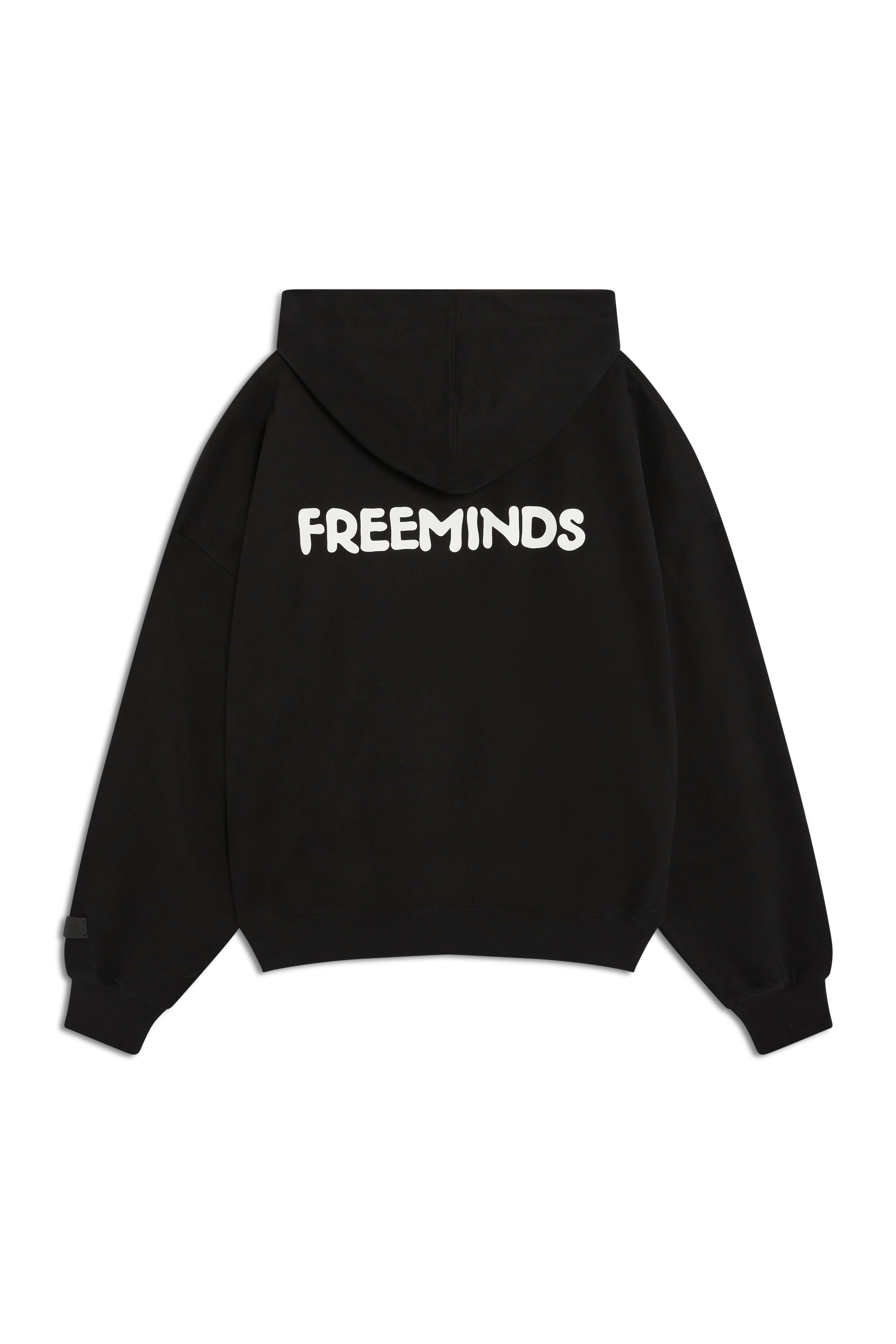هودي أسود صوفي من FREEMINDS CLAIM YOUR VIBE
