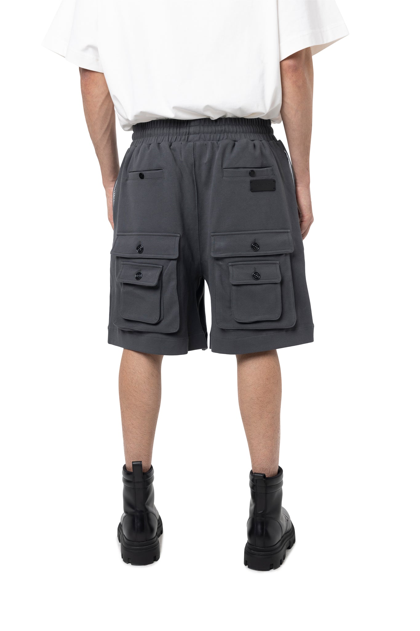 FRENCH TERRY CARGO DARK GRAY SHORT