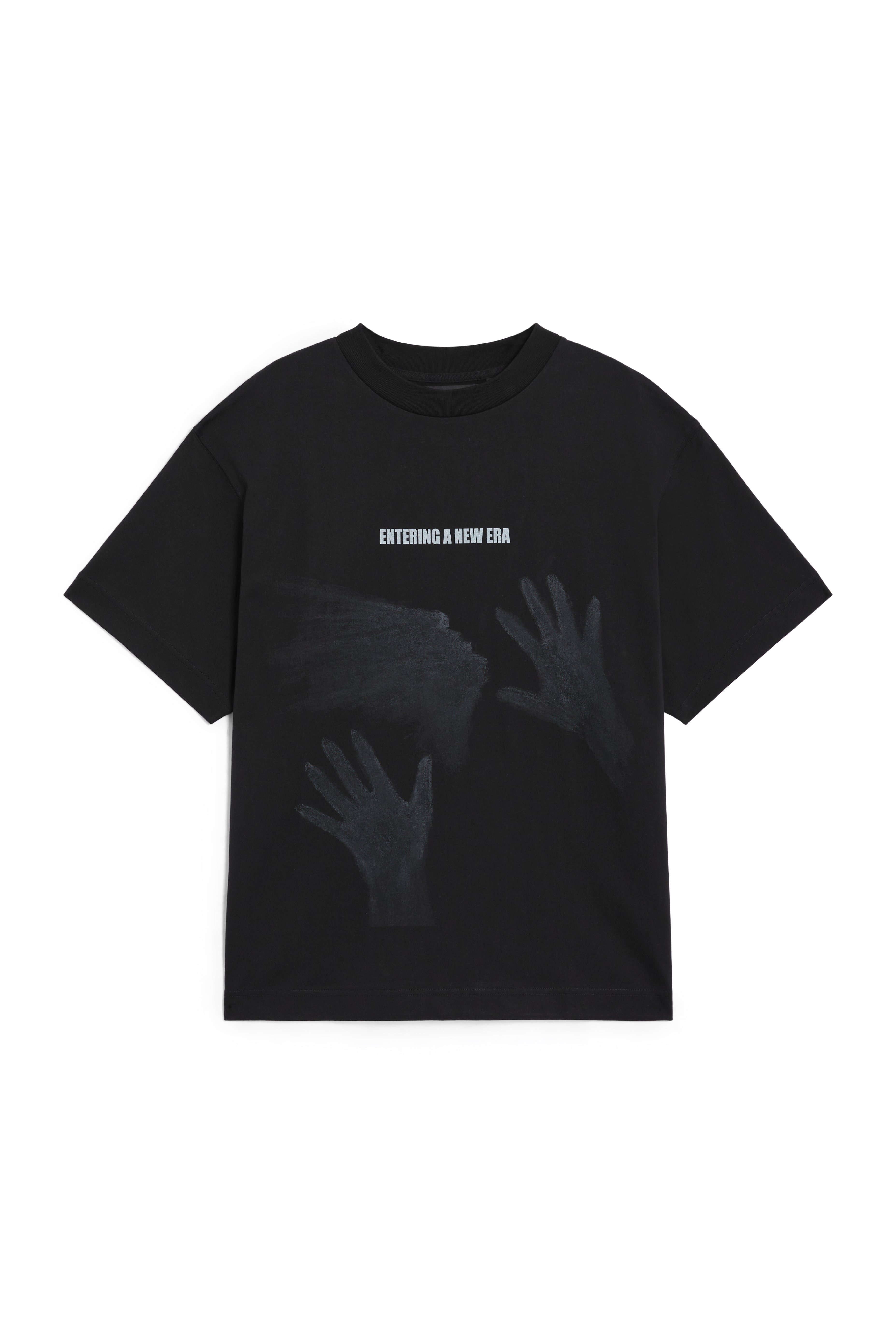 ENTERING A NEW ERA BLACK T-SHIRT
