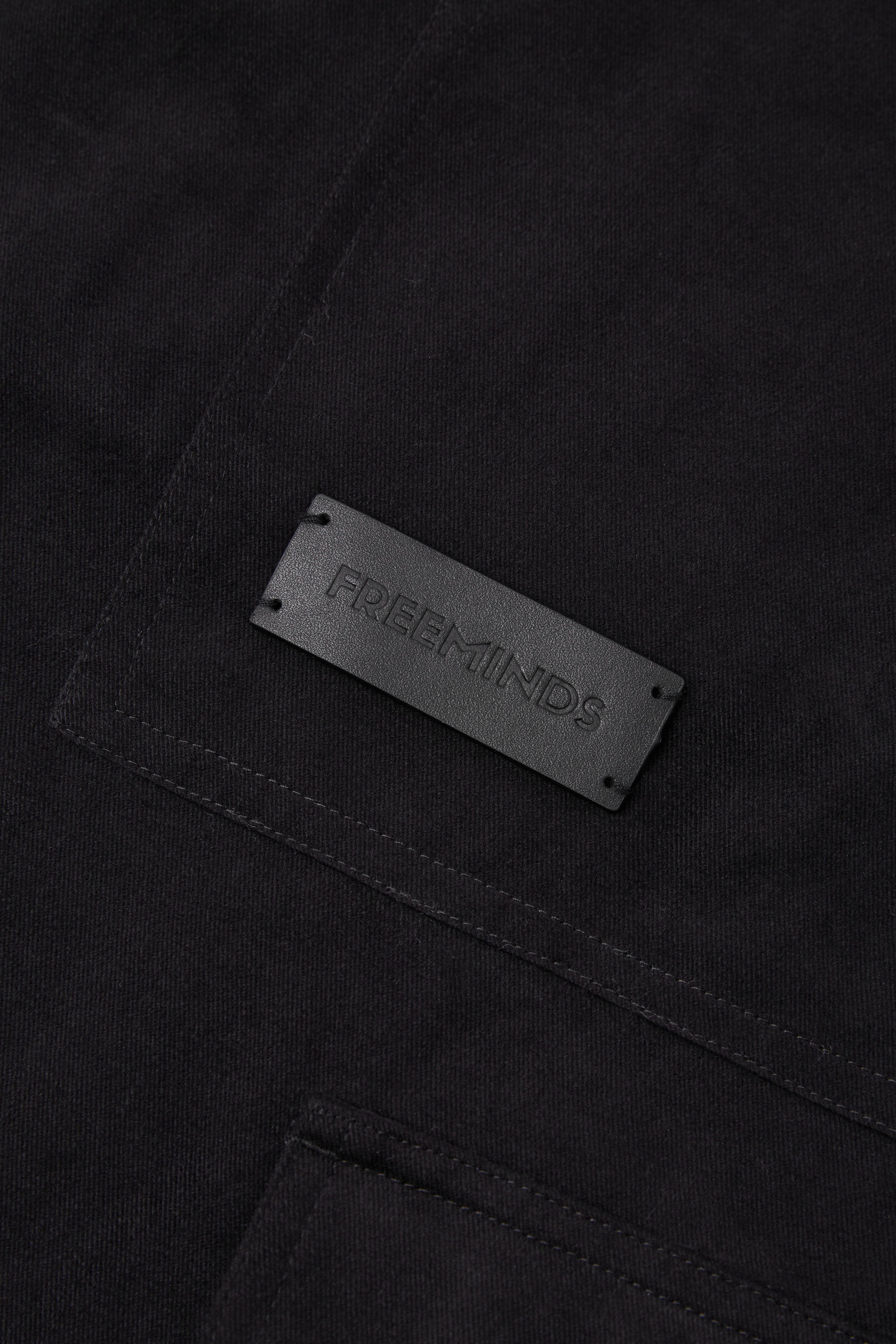FREEMINDS CARGO BLACK PANTS