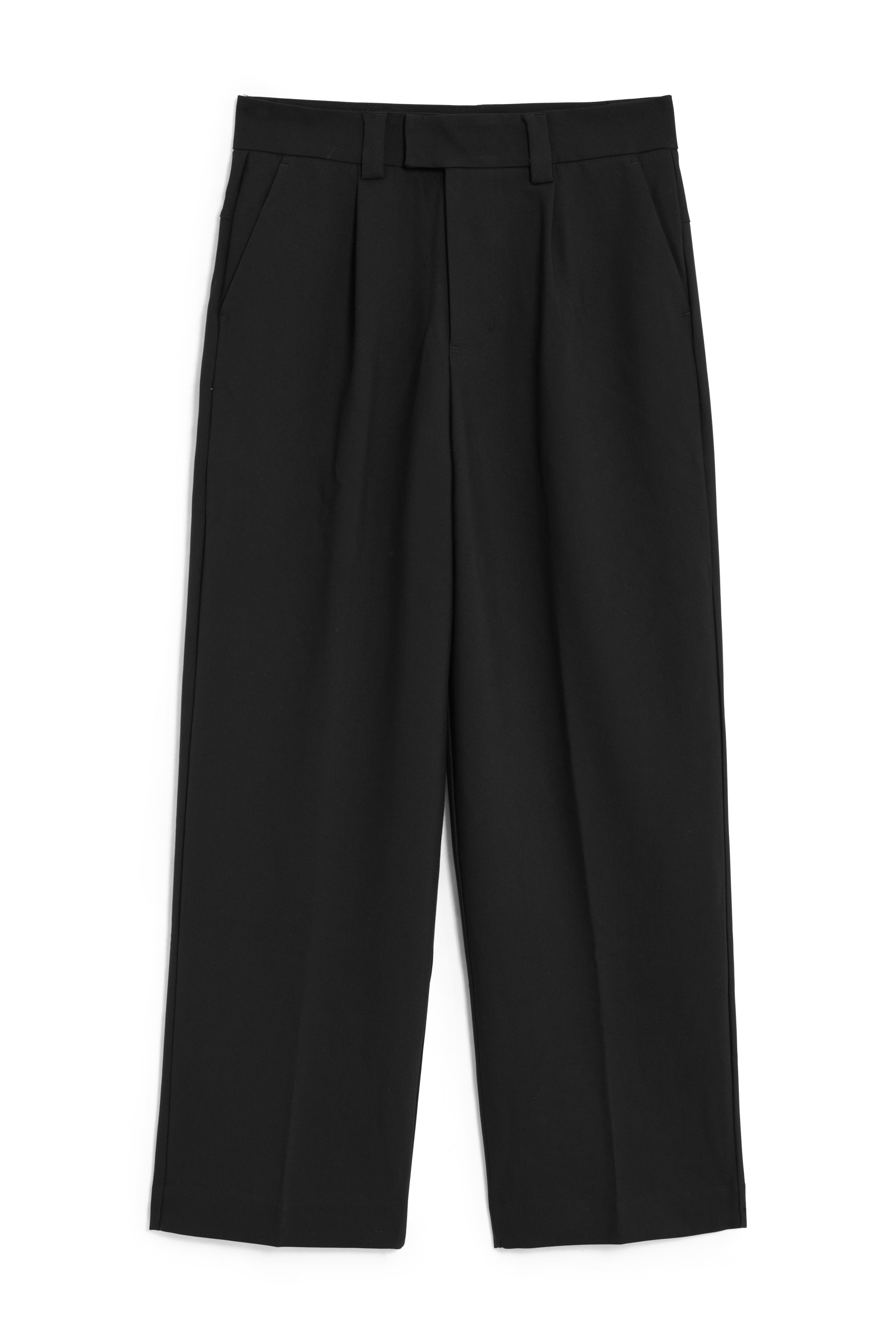 FREEMINDS WIDE LEG BLACK TROUSER