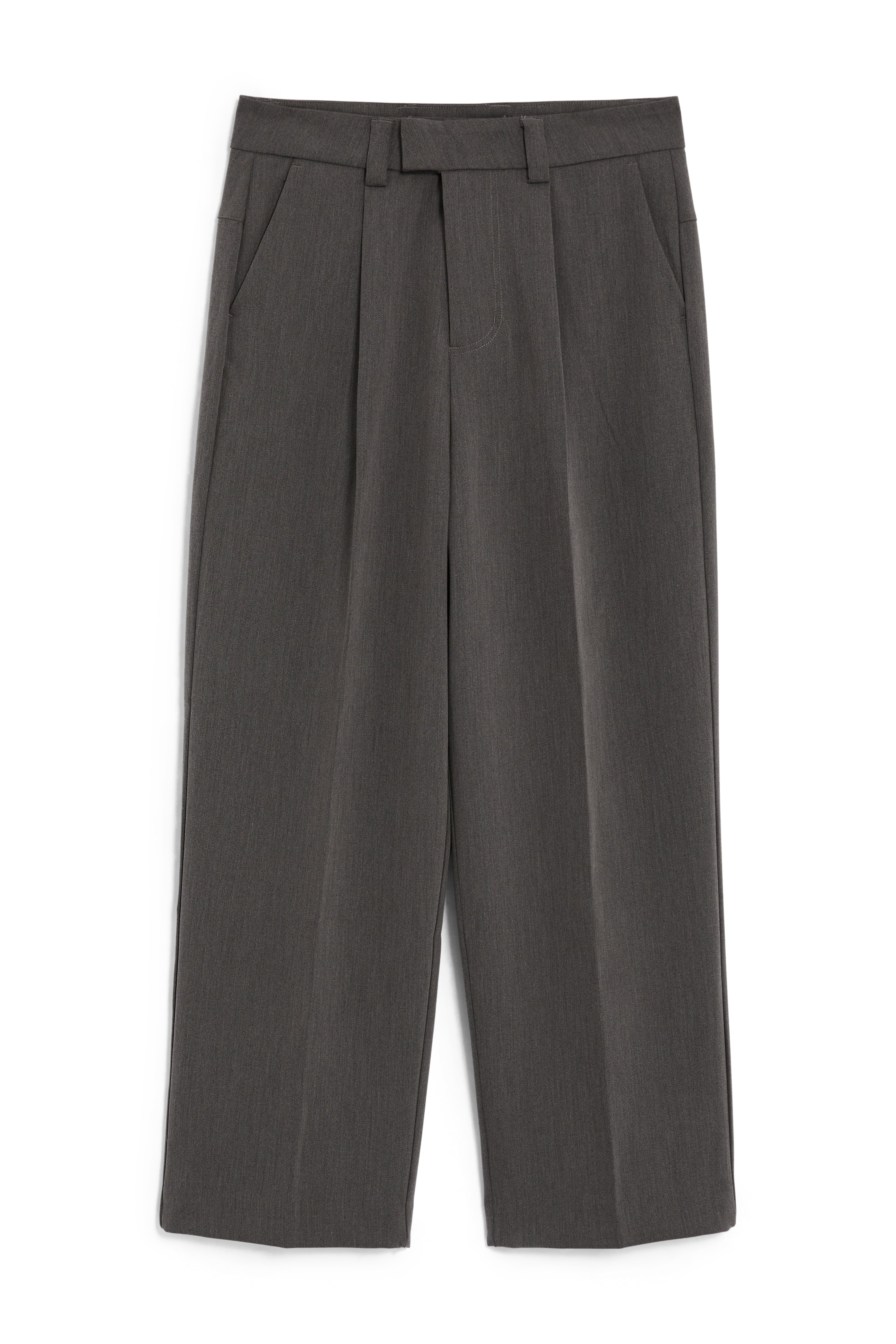 FREEMINDS WIDE LEG GRAY TROUSER