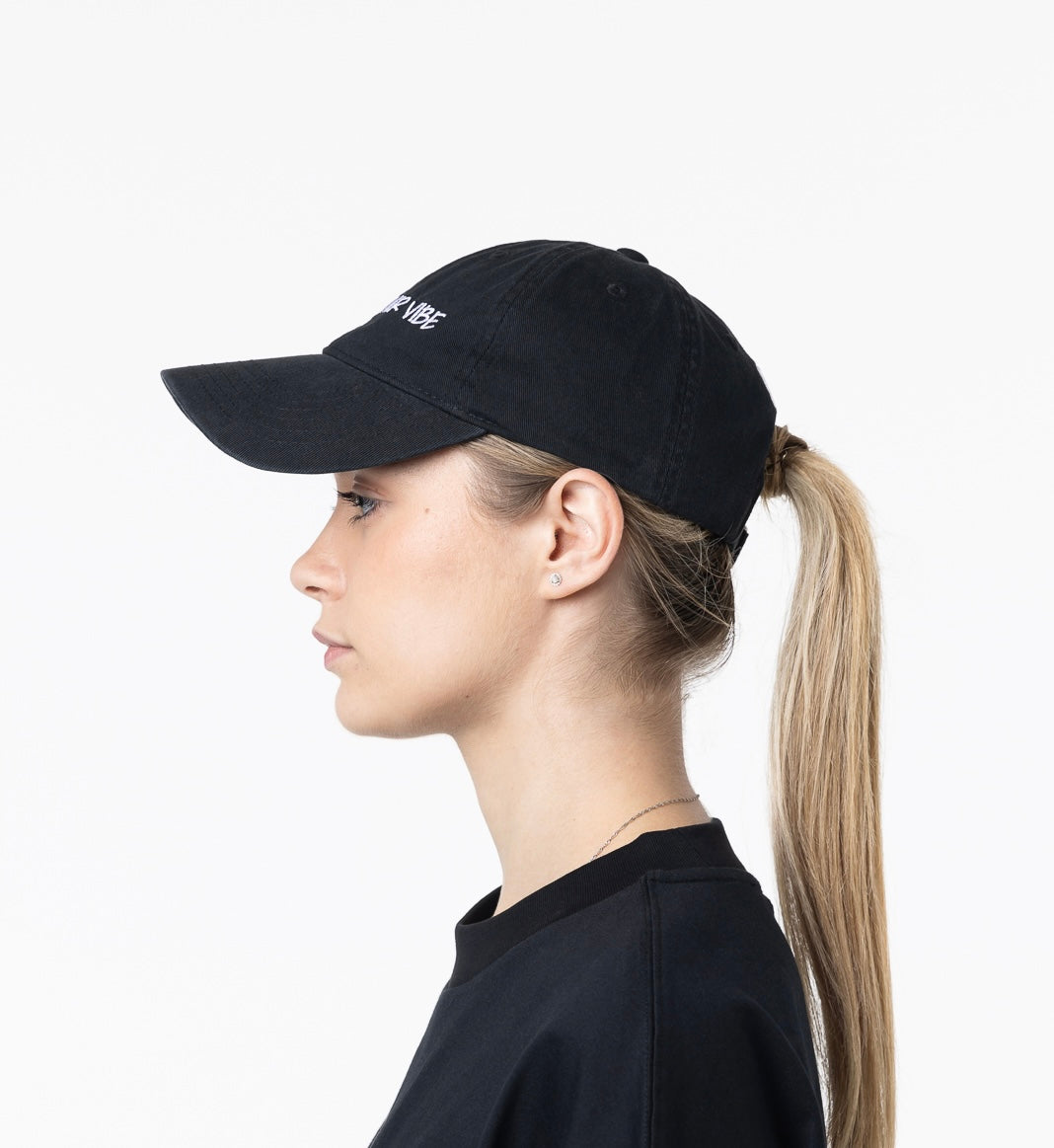 FREEMINDS WASHED BLACK CLAIM YOUR VIBE CAP
