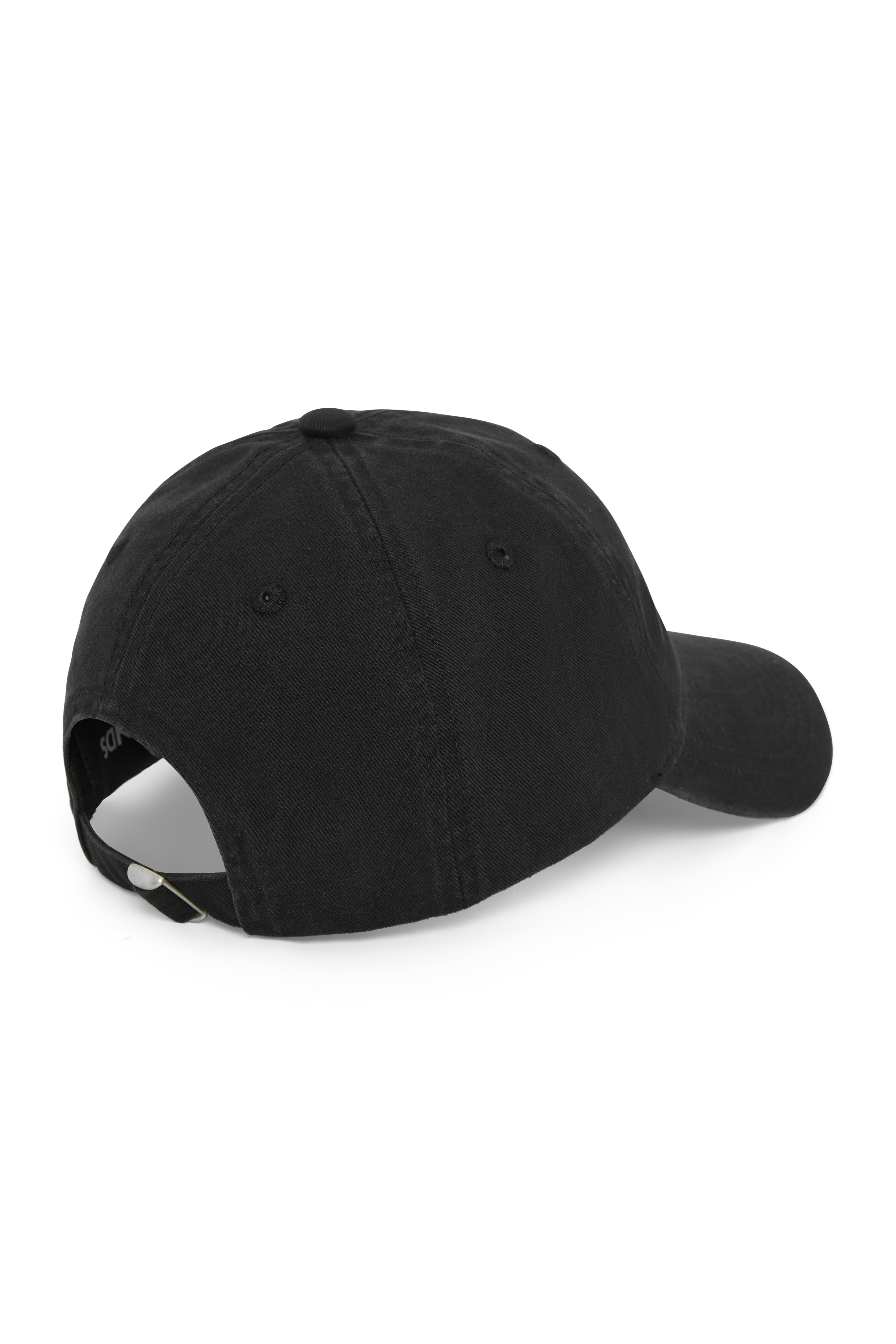 FREEMINDS WASHED BLACK ICON LOGO CAP