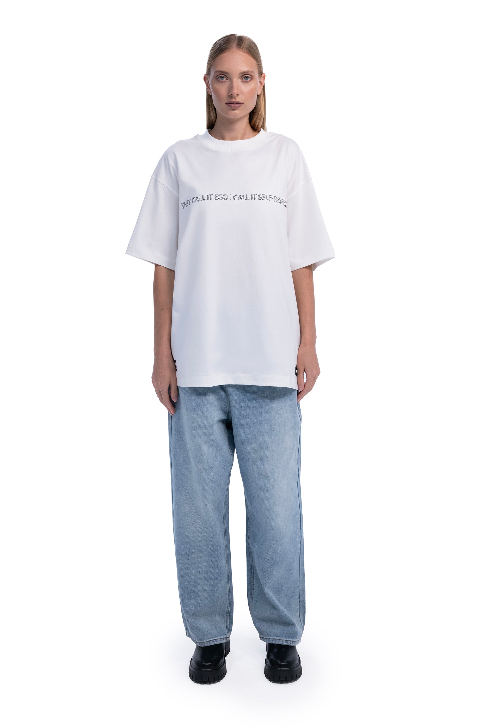 OFF WHITE EGO VS SELF-RESPECT T-SHIRT