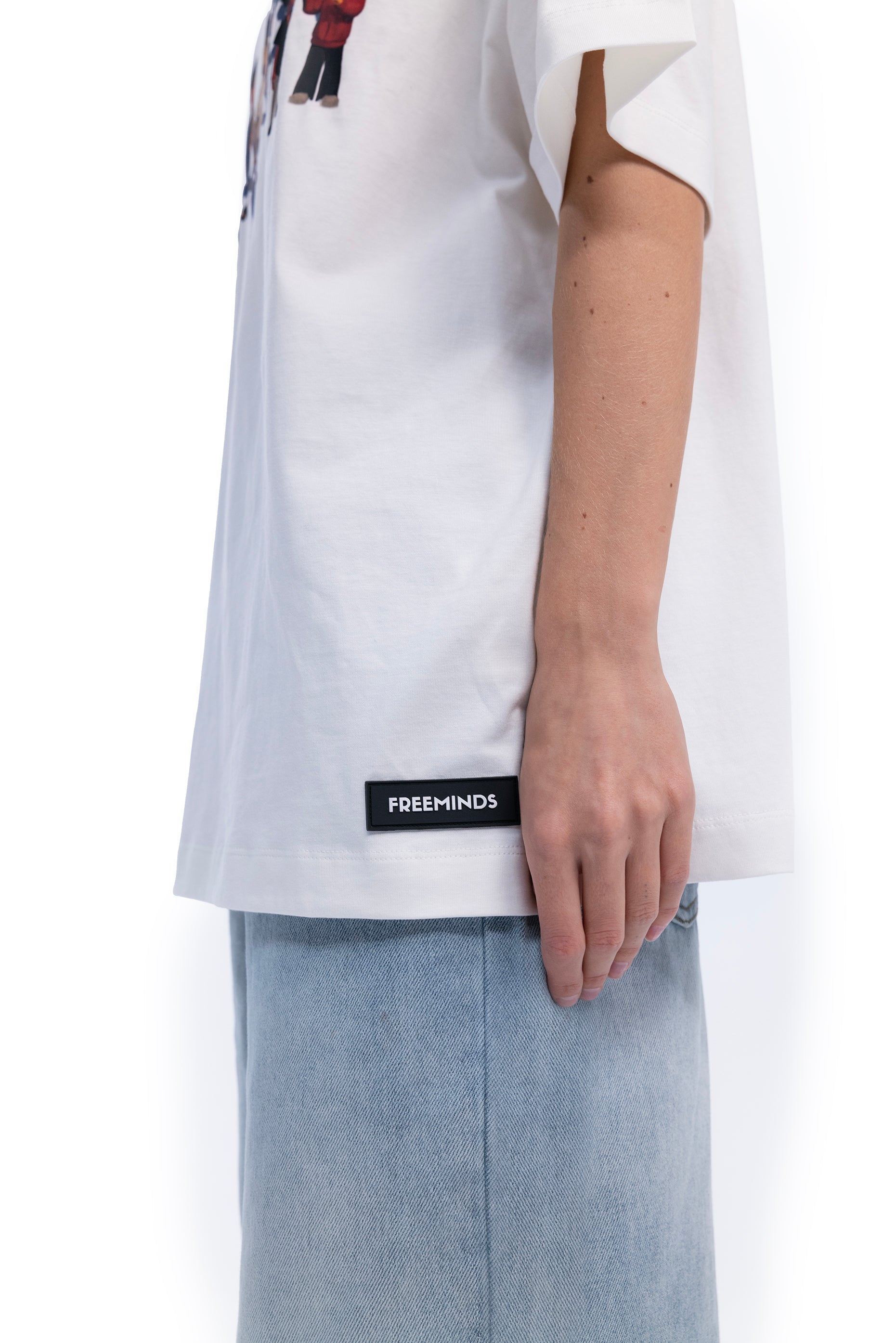 OFF WHITE SELF-RESPECT CLUB OVERSIZED T-SHIRT