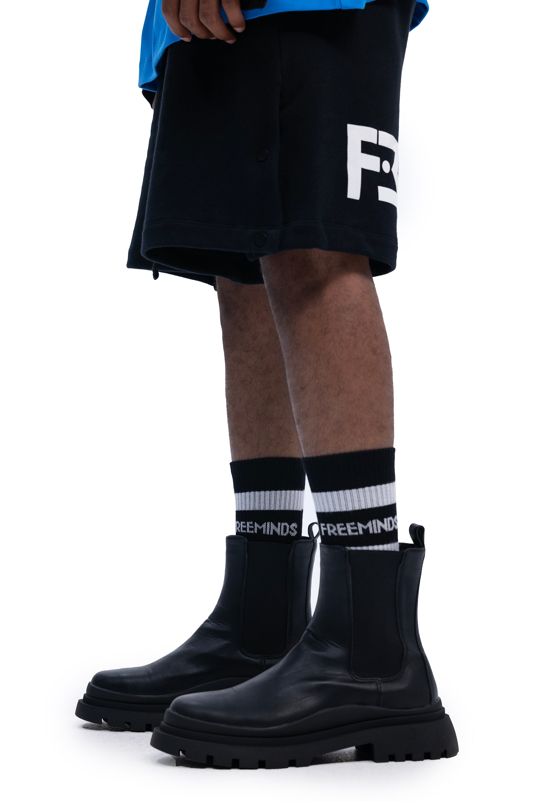 BLACK LOGO SOCKS