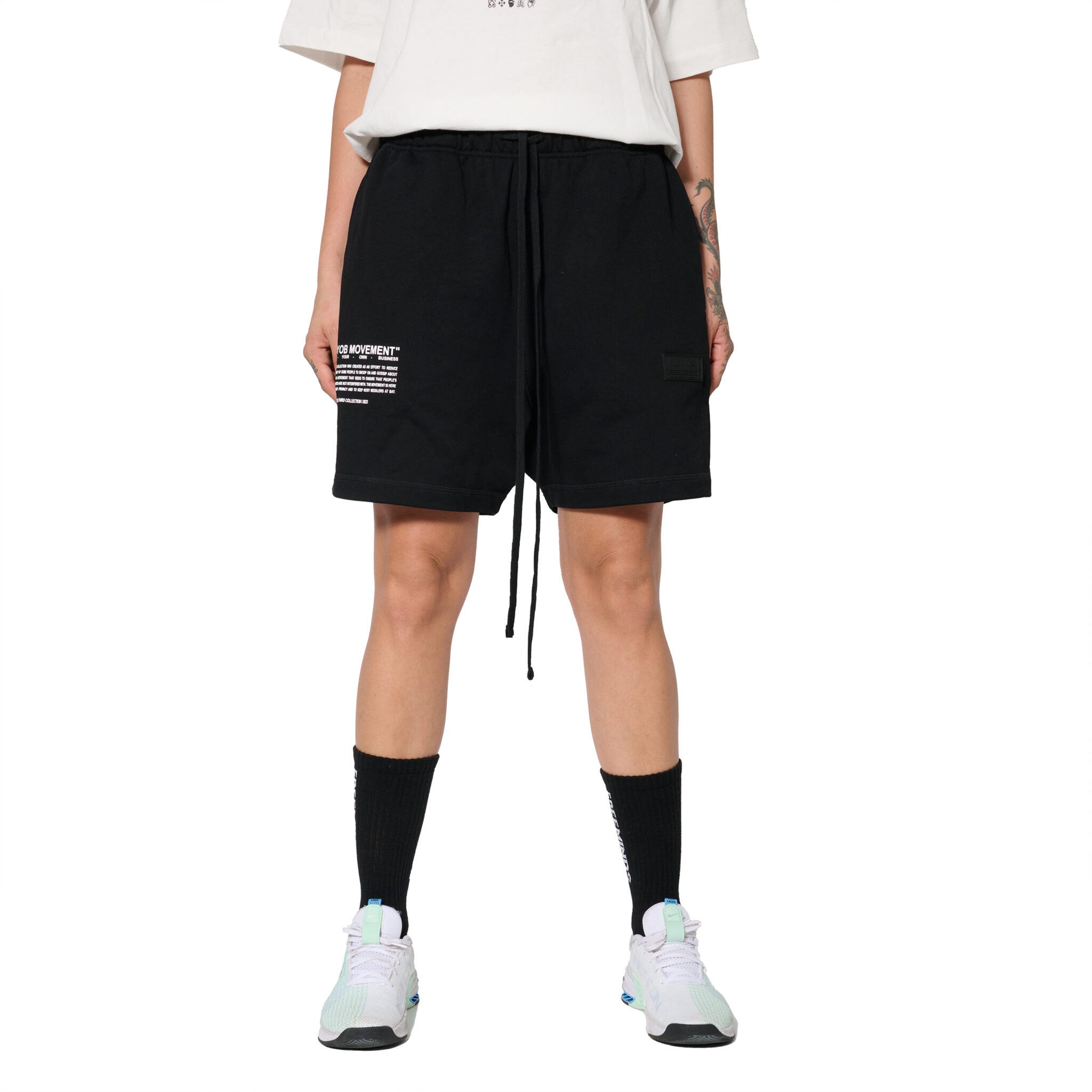 BLACK TERRY SHORT