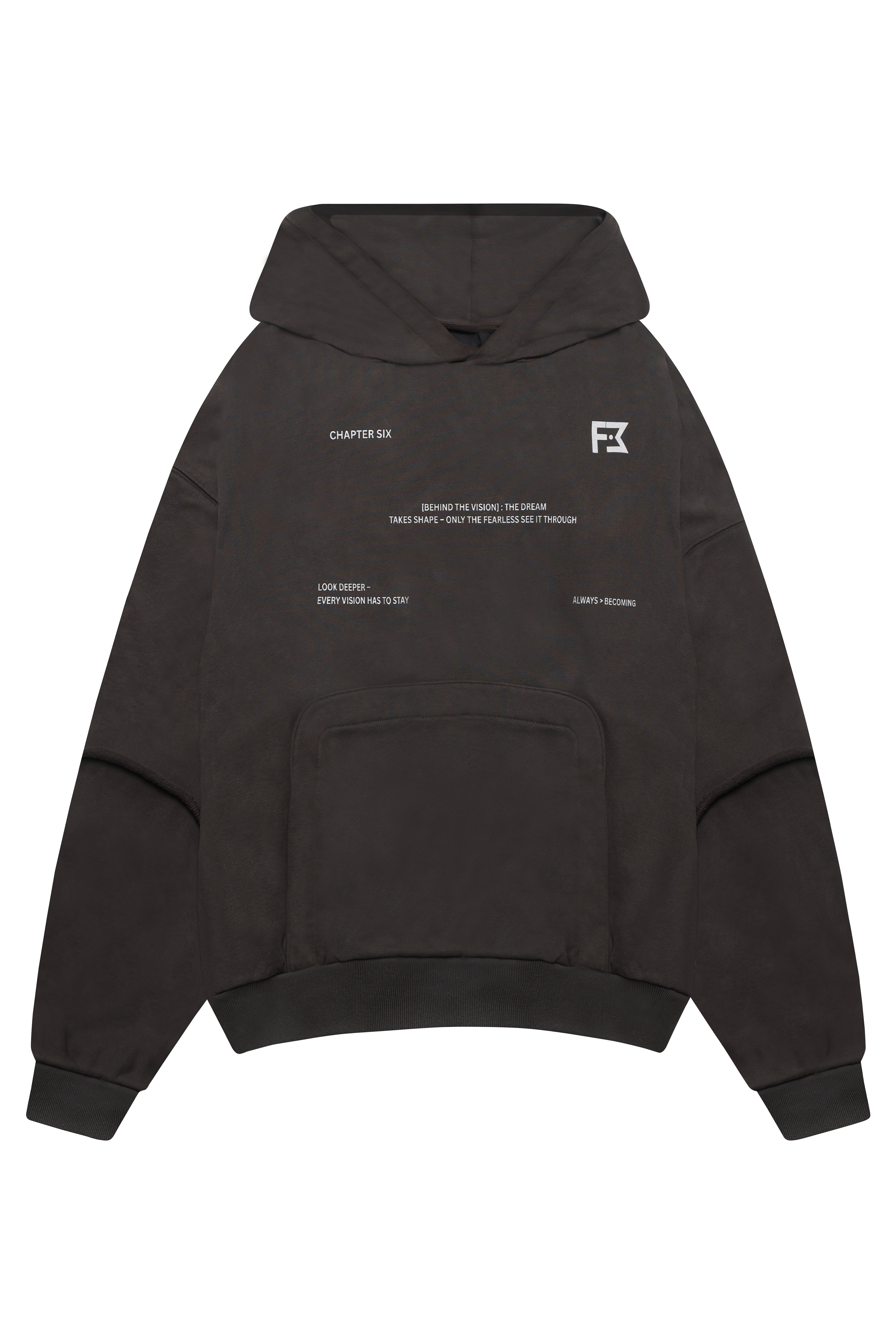 هودي فري مايندز Chapter Six  باللون الرمادي