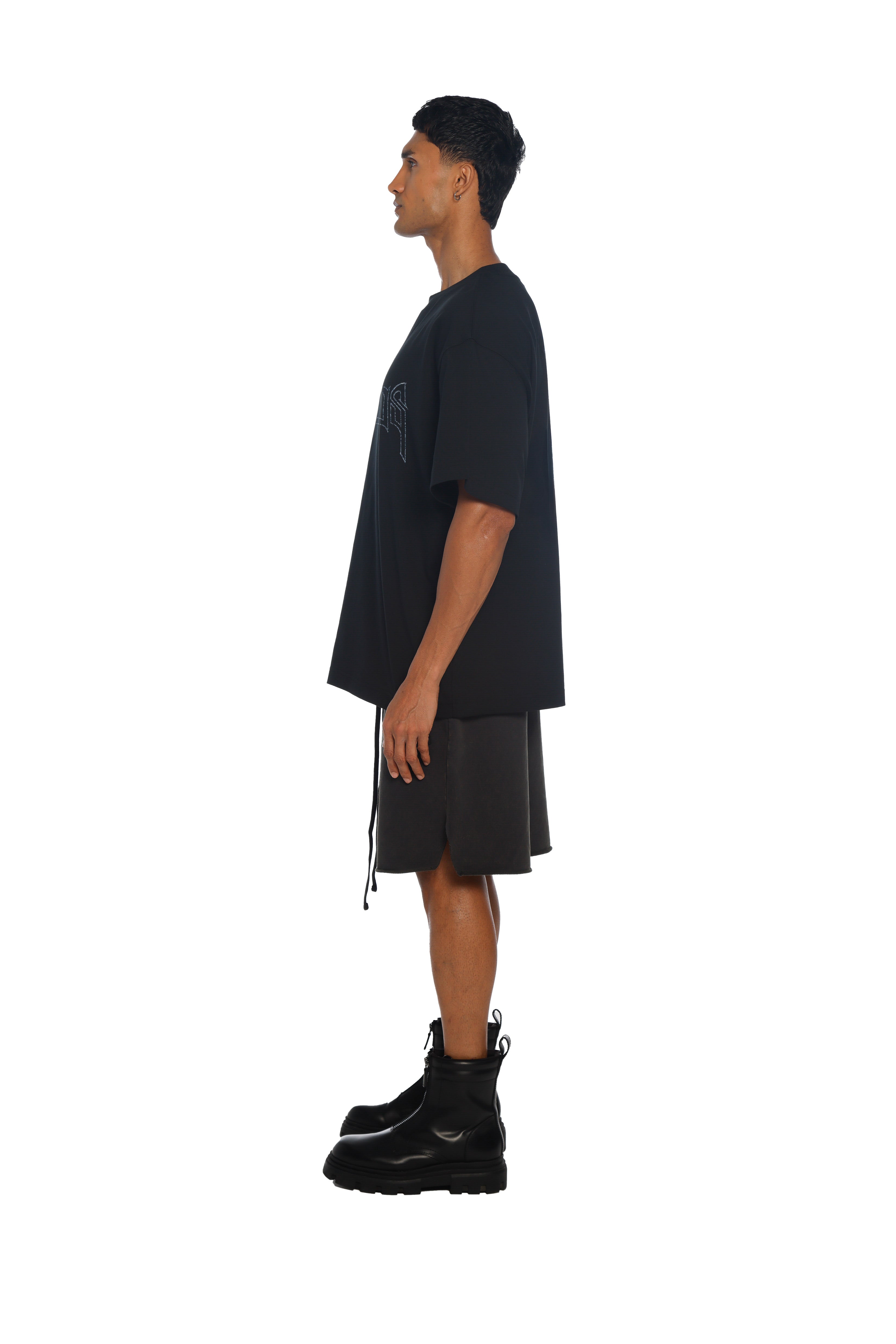  فري مايندز Bluured Logo تيشيرت باللون الأسود