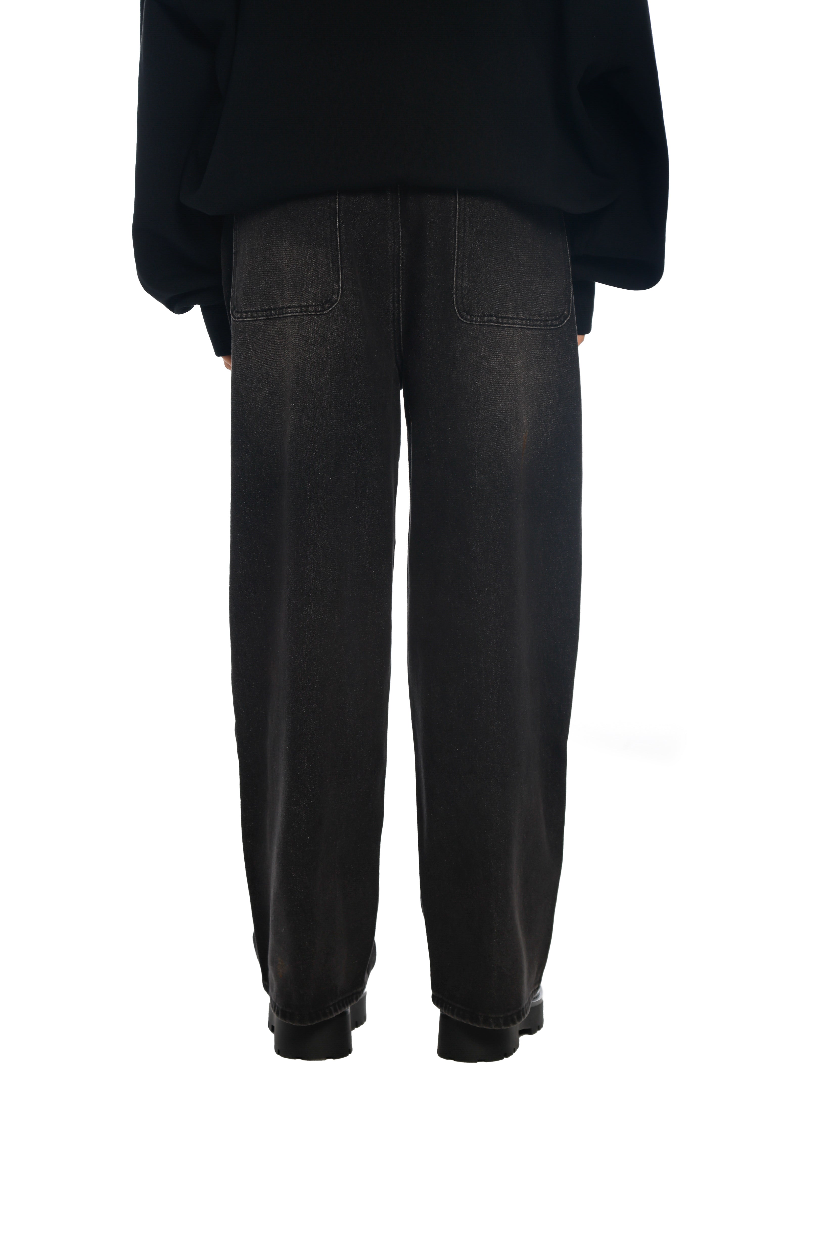 FREEMINDS BLACK DENIM JEANS