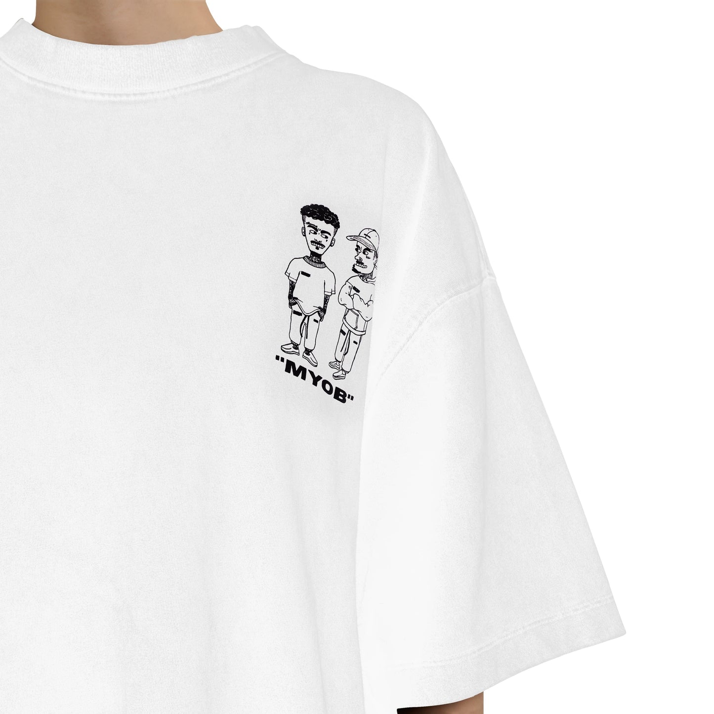 MYOB OVERSIZED T-SHIRT Success Off white  - Freeminds Brand