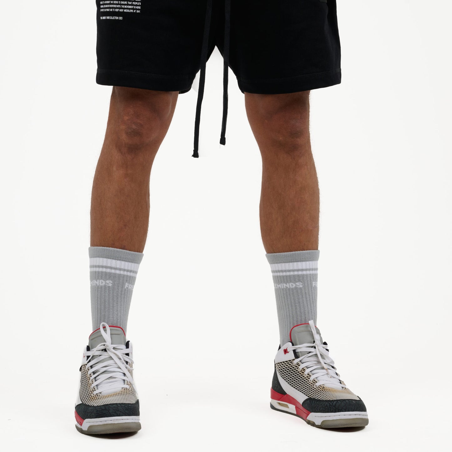 GRAY LOGO SOCKS