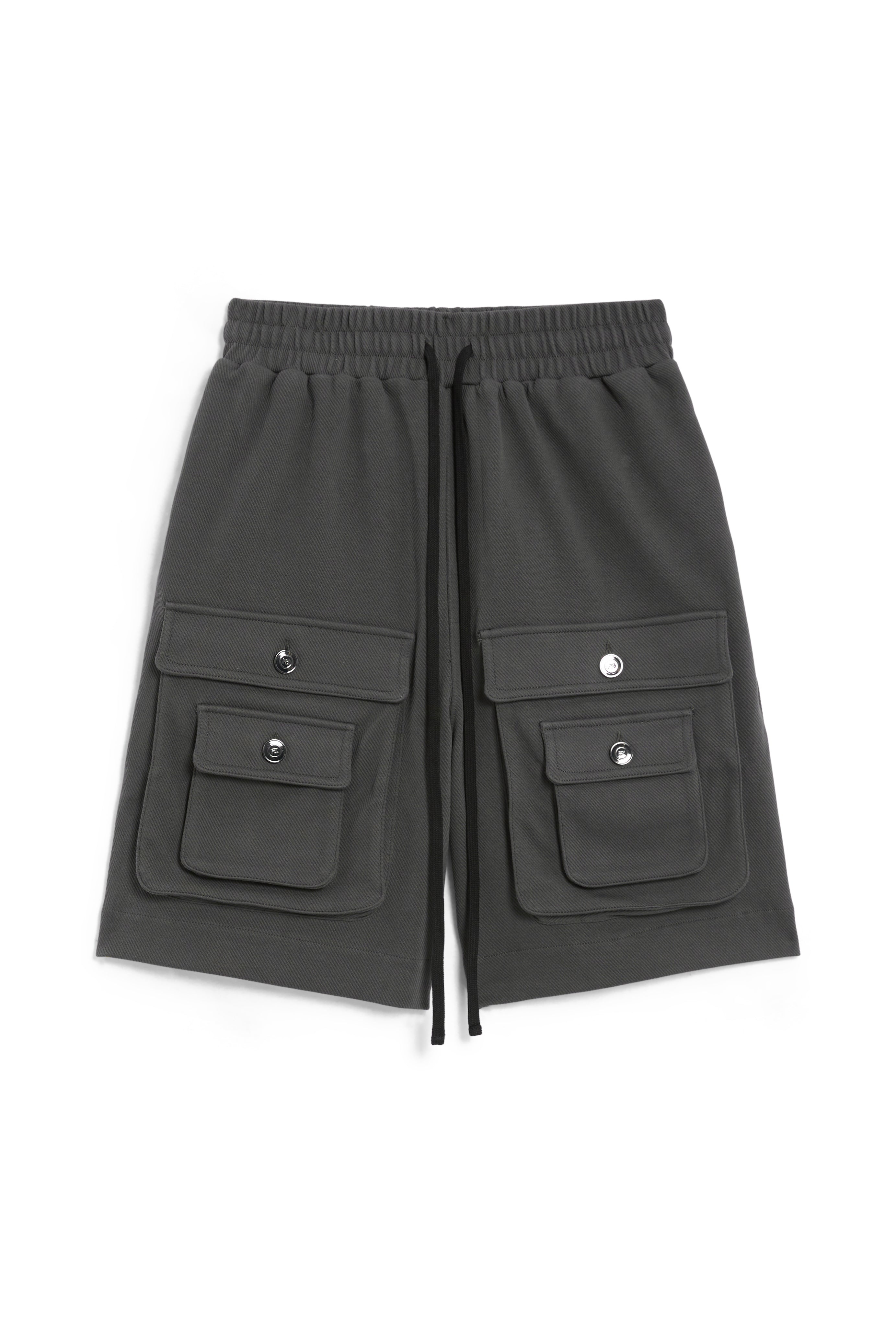 FRENCH TERRY CARGO DARK GRAY SHORT