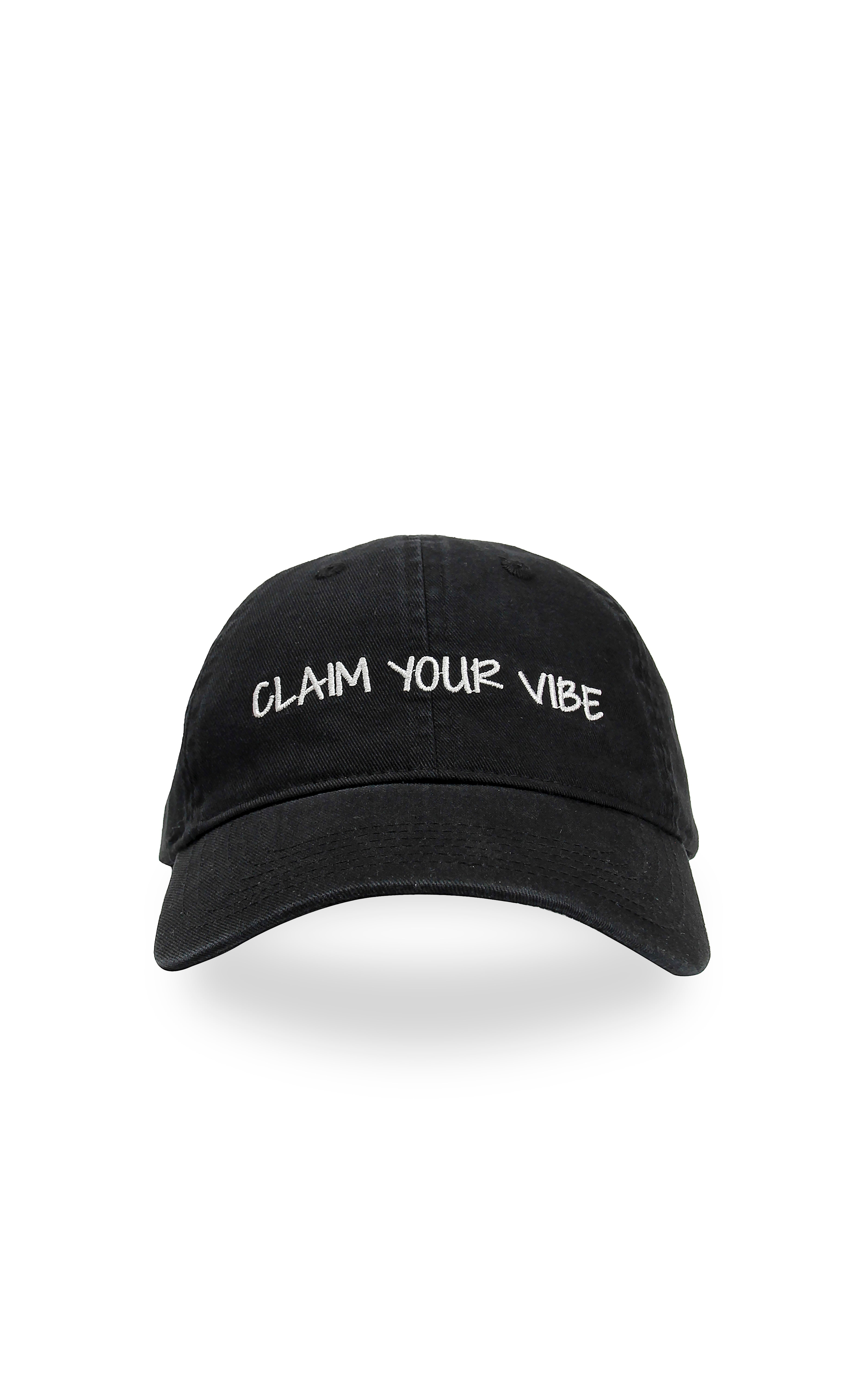 FREEMINDS WASHED BLACK CLAIM YOUR VIBE CAP