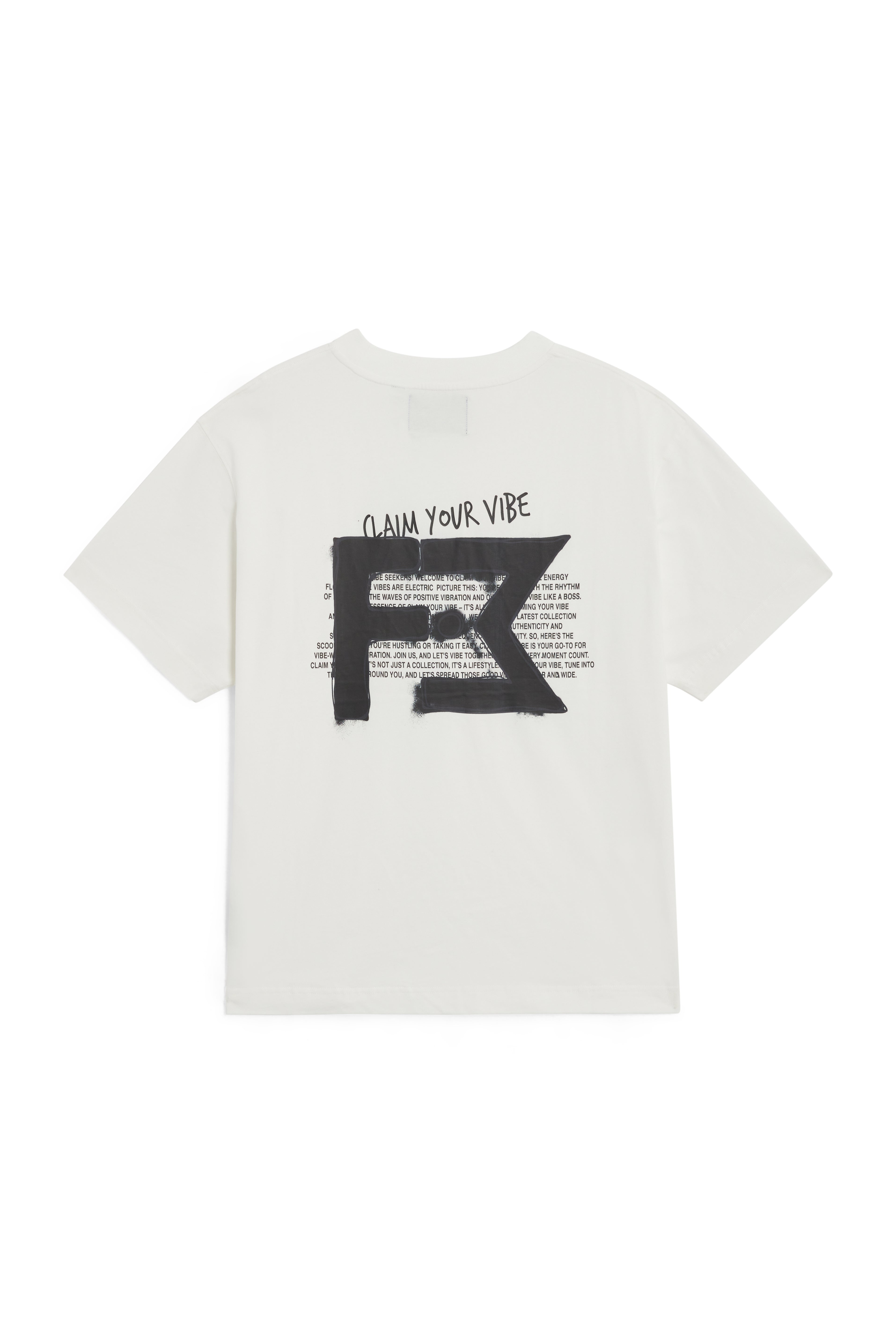 STATEMENT OFF WHITE T-SHIRT
