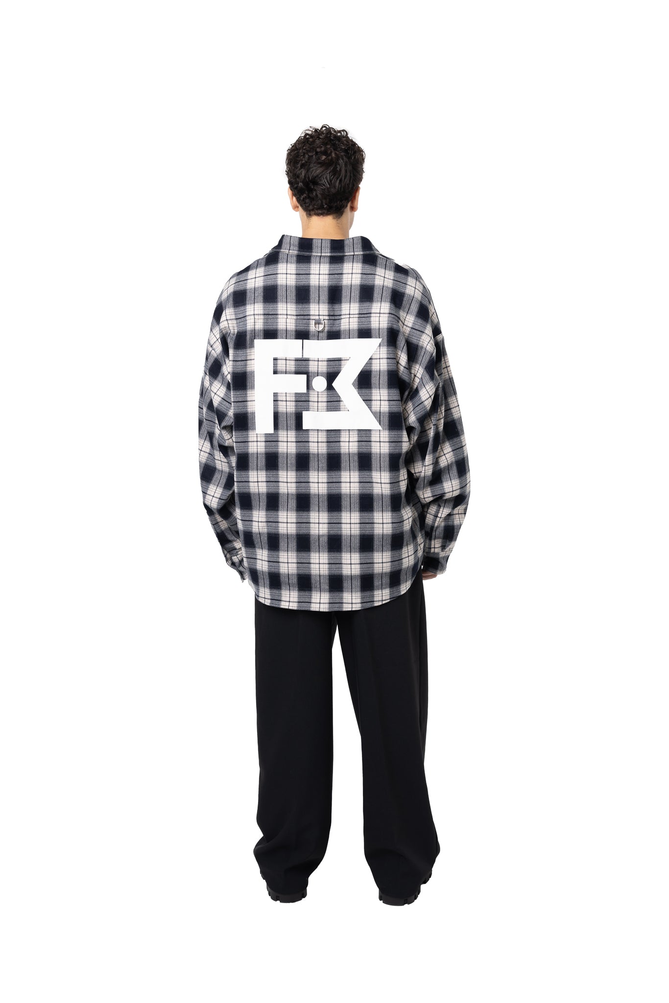 FREEMINDS LONG SLEEVE PLAID SHIRT