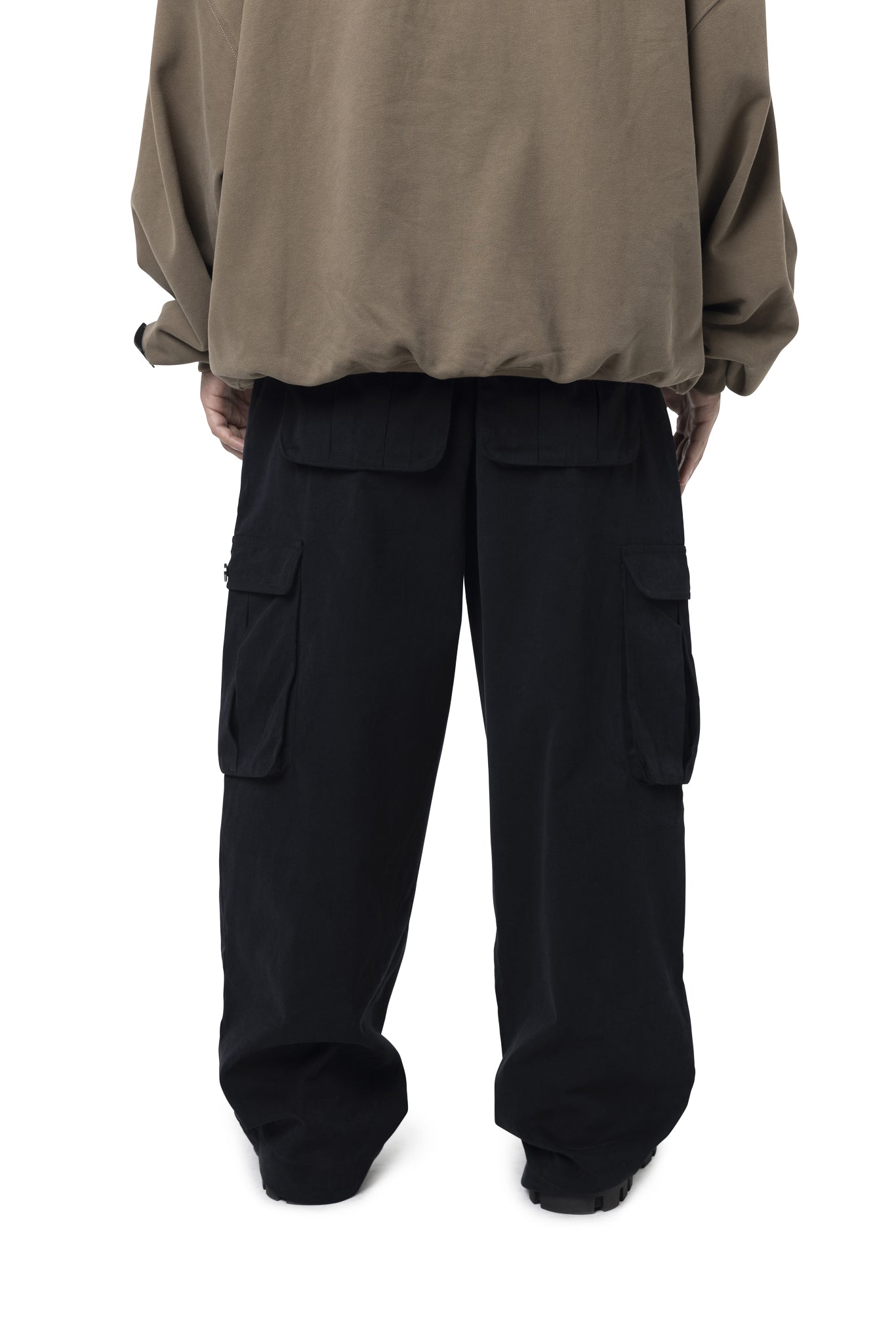 FREEMINDS CARGO BLACK PANTS