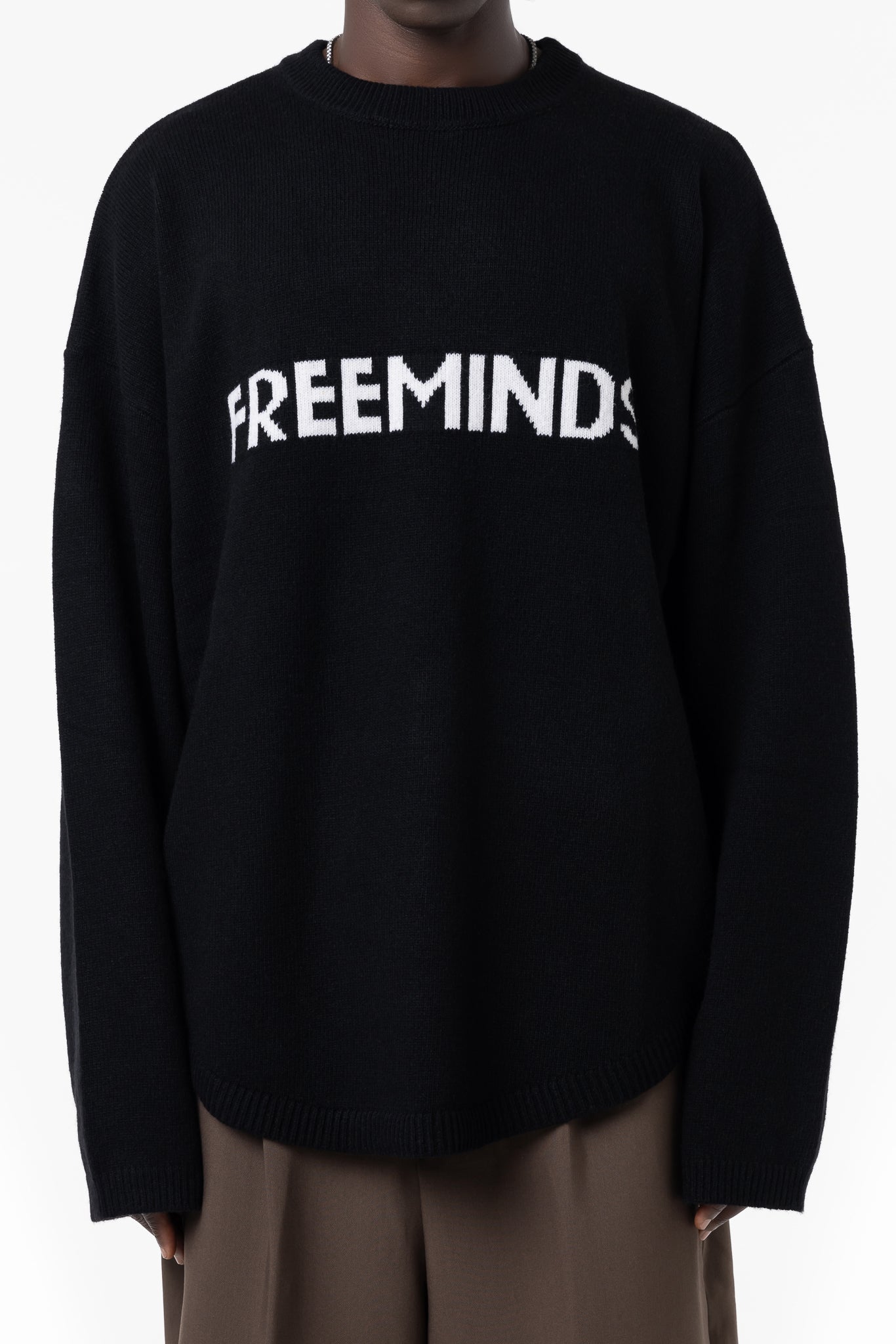 FREEMINDS WOOL KNITTED JUMPER