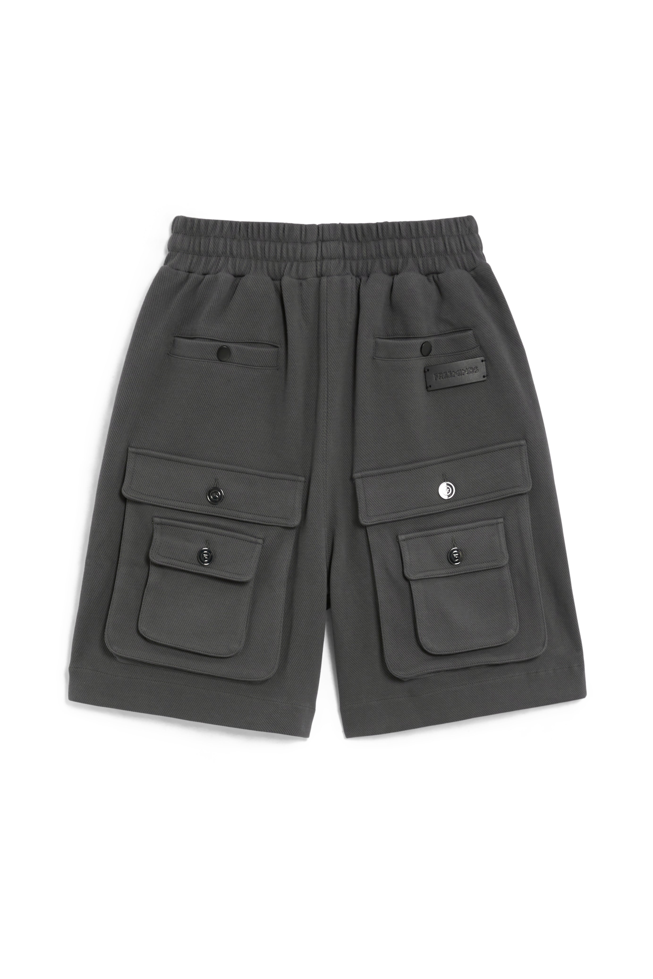 FRENCH TERRY CARGO DARK GRAY SHORT