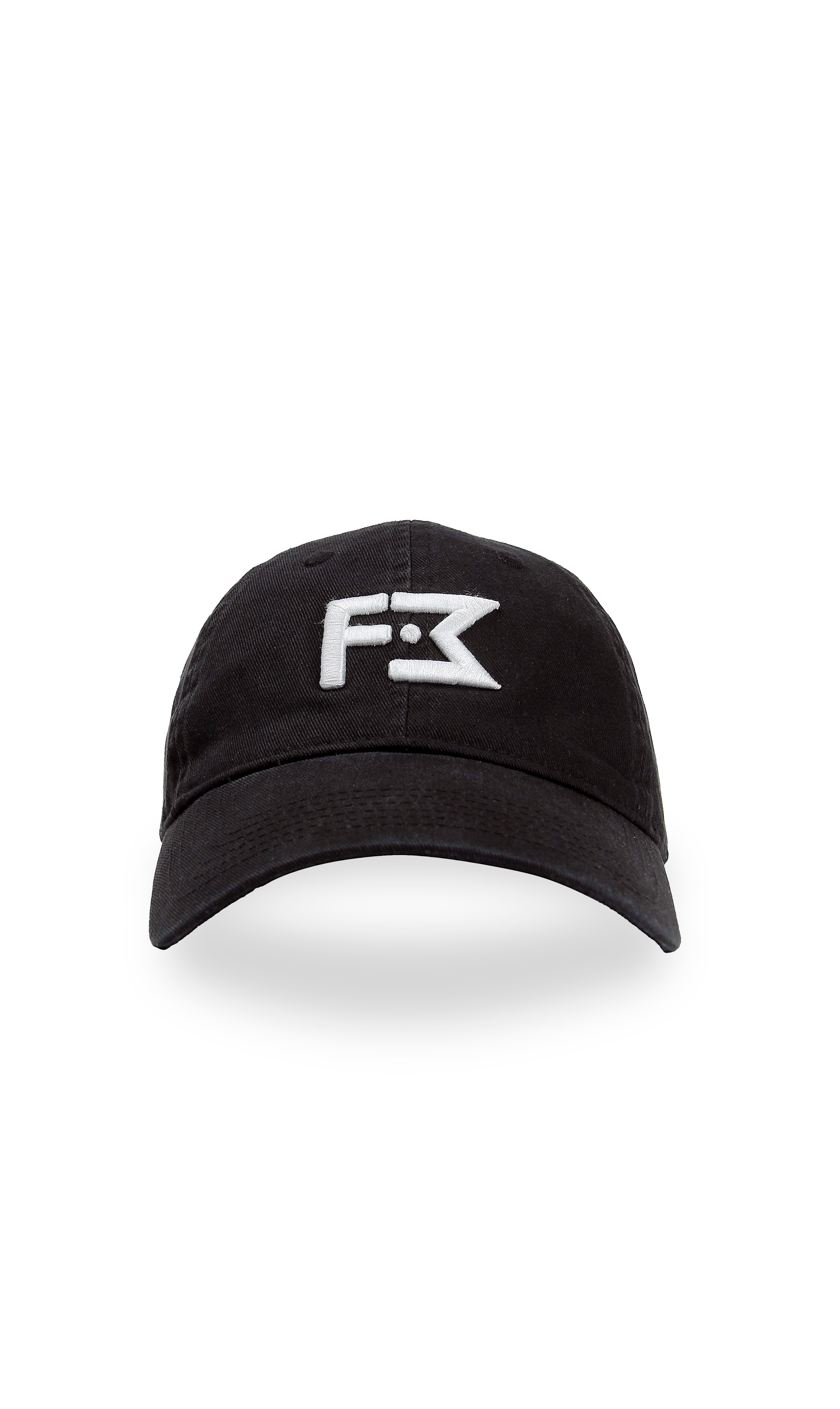 FREEMINDS WASHED BLACK ICON LOGO CAP