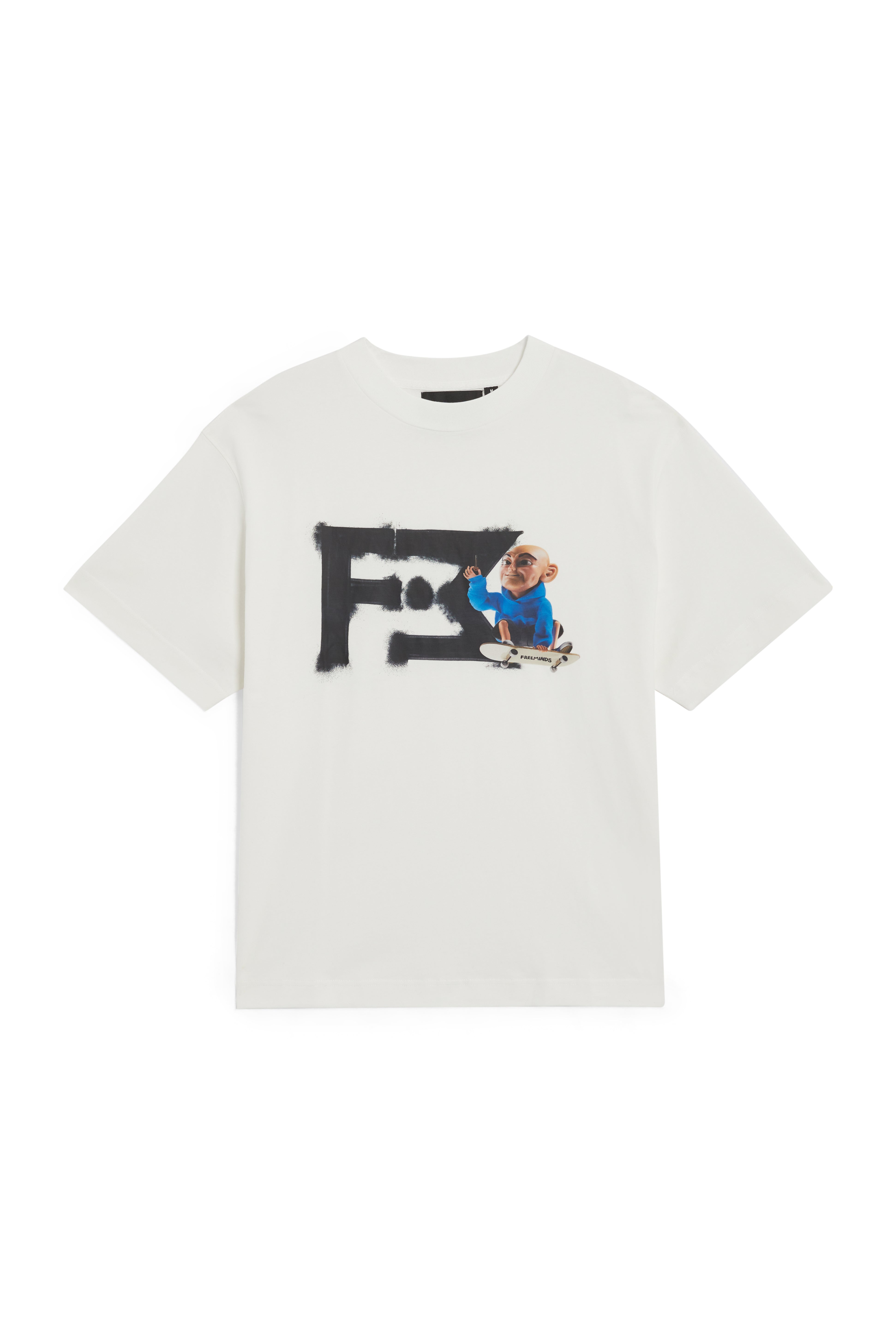 SKATING OFF WHITE T-SHIRT