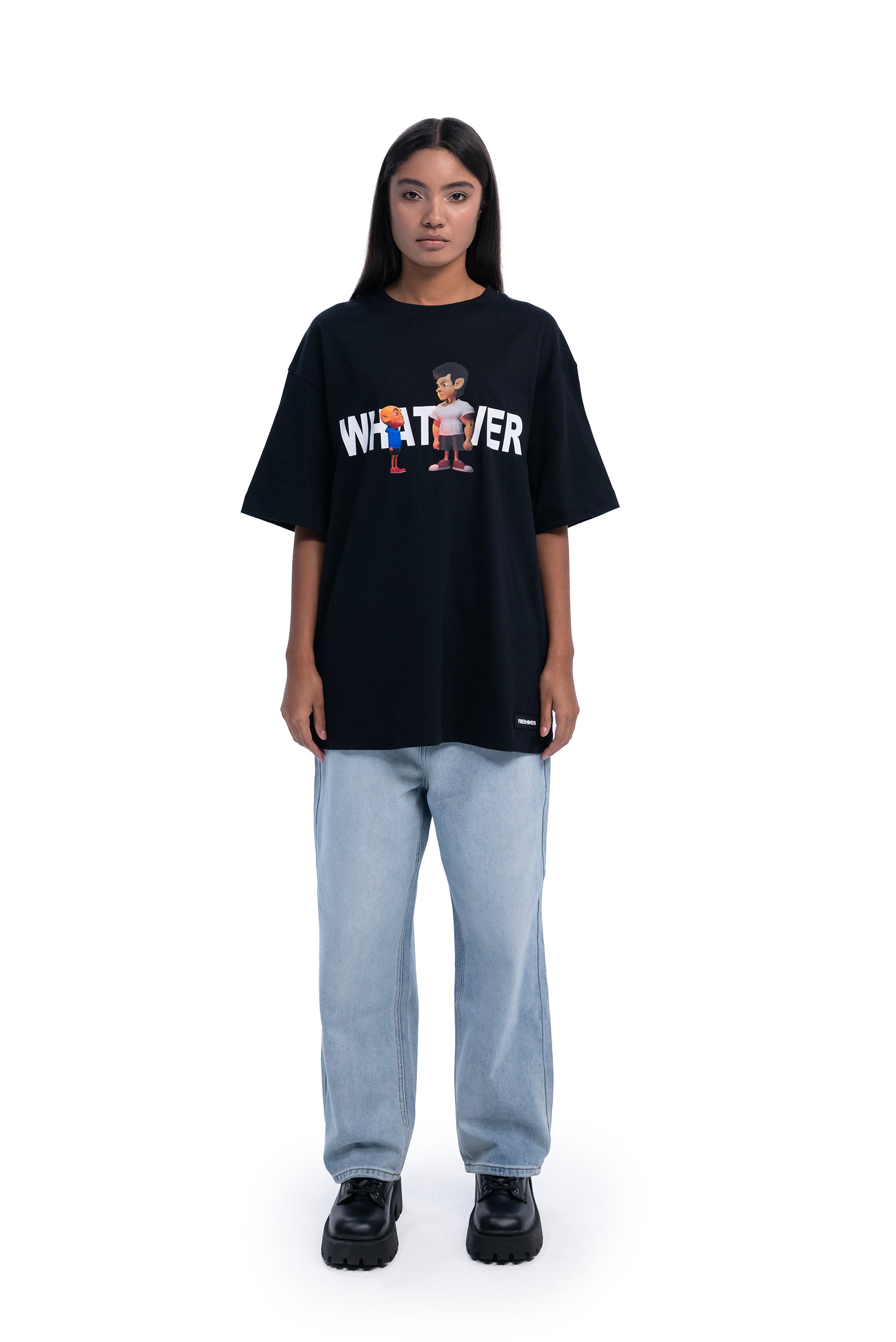 BLACK CONFIDENCES OVERSIZED T-SHIRT