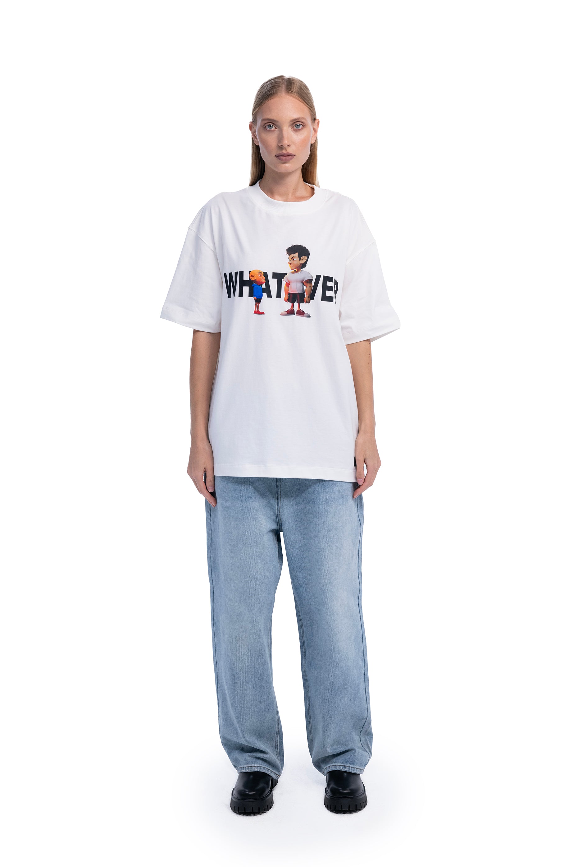 OFF WHITE CONFIDENCES OVERSIZED T-SHIRT