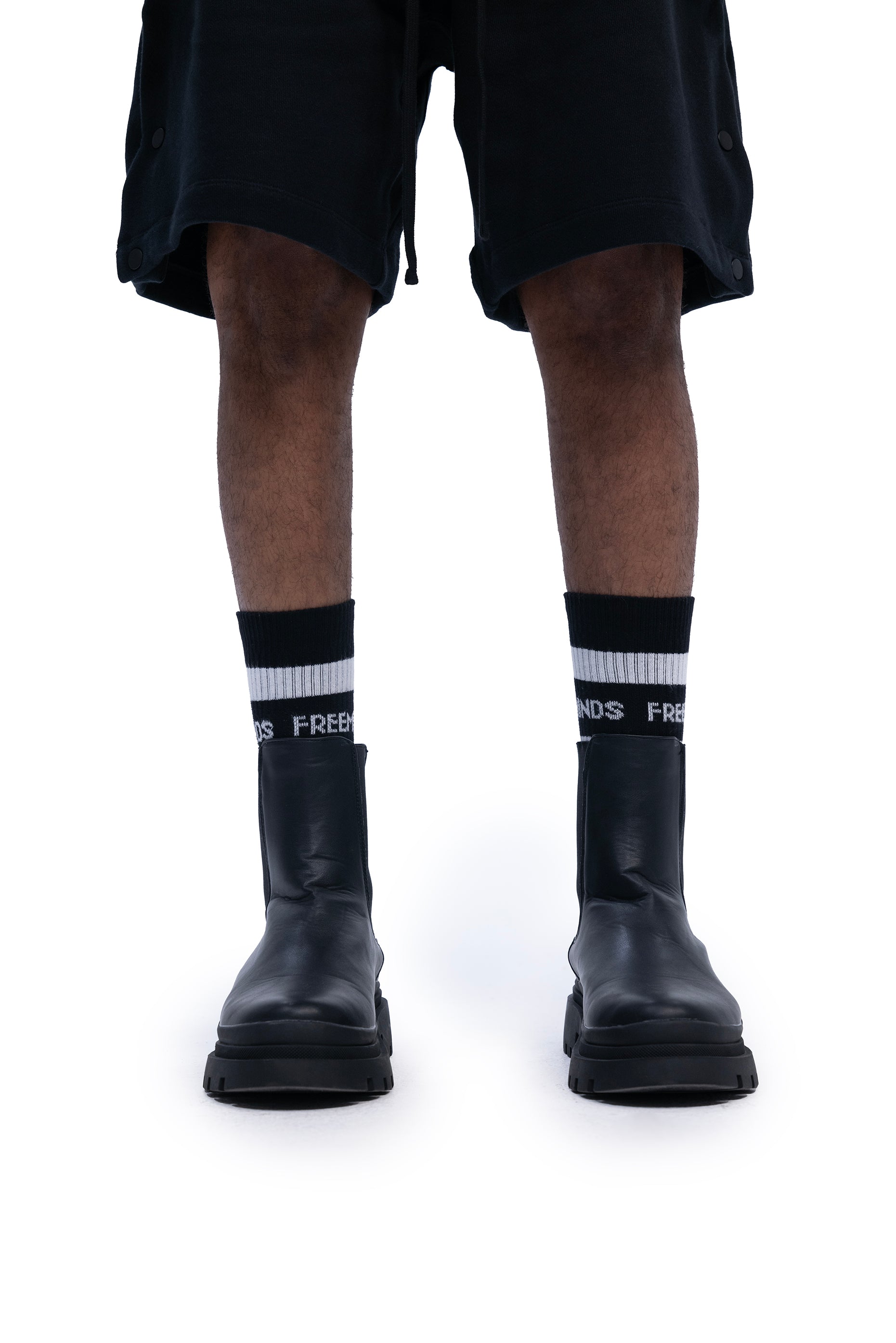 BLACK LOGO SOCKS