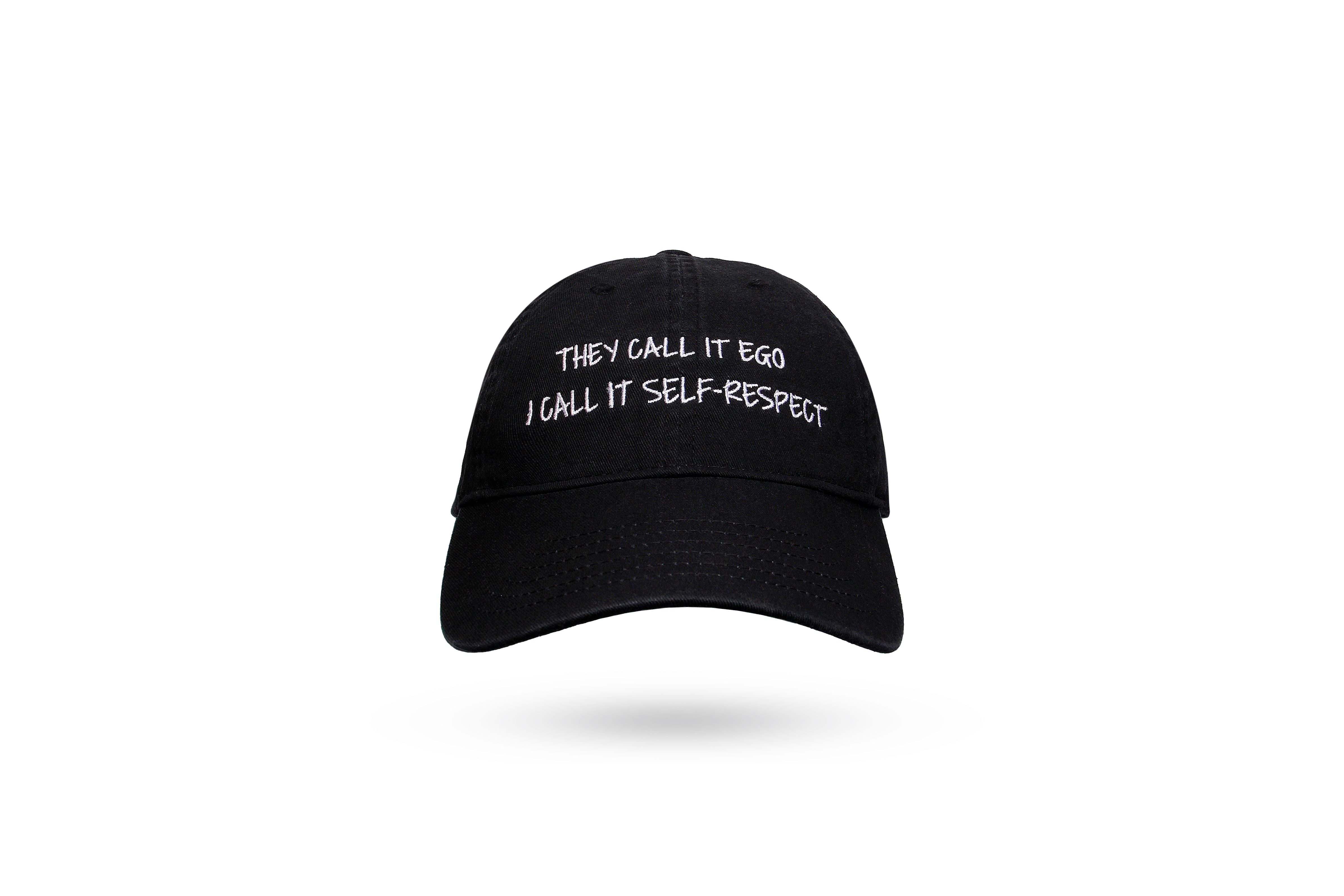 EGO VS SELF-RESPECT EMBROIDERED CAP