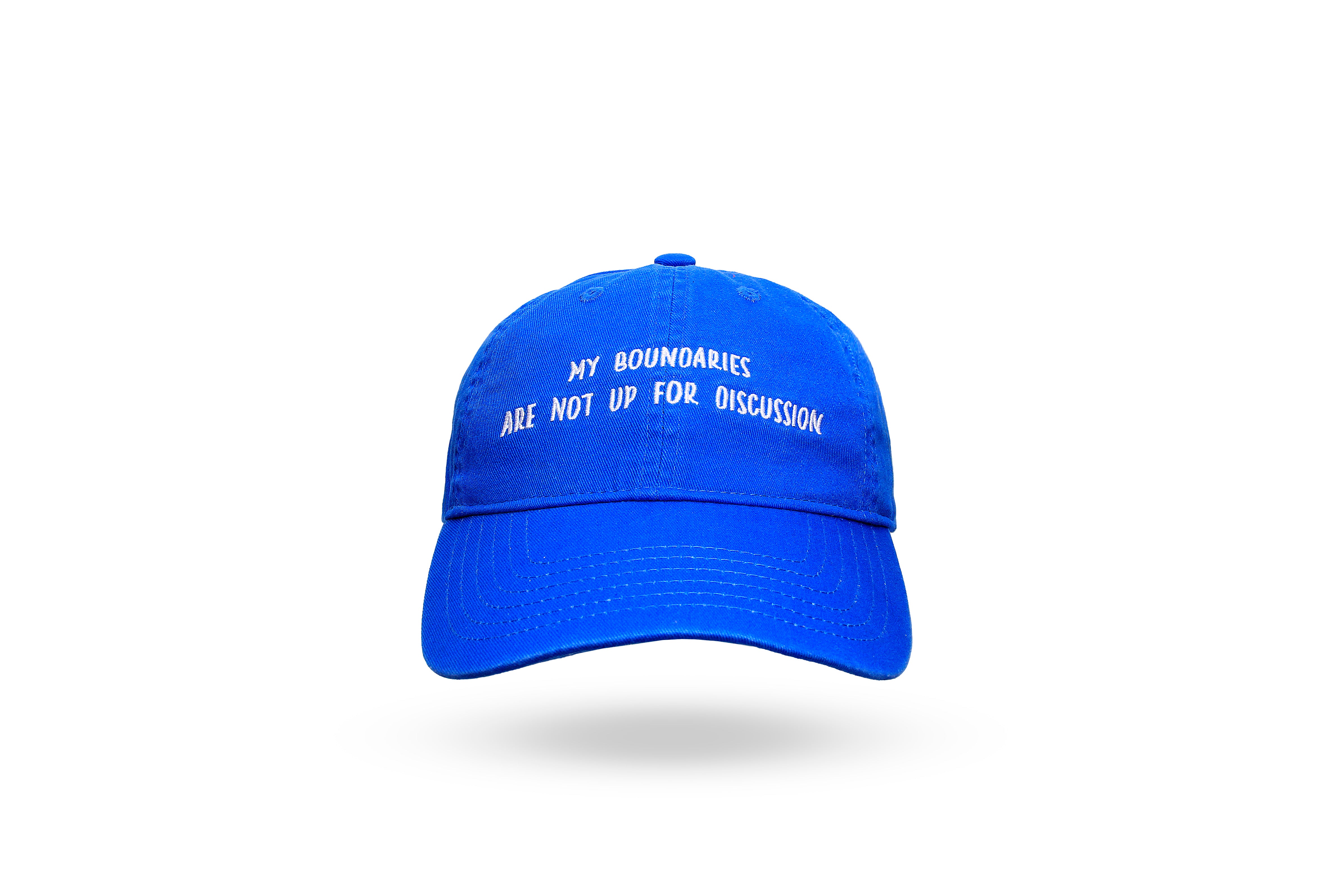 BOUNDARIES EMBROIDERED CAP